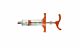 Ardes spuit 20 ml adjustable, met o-ring luer lock punt.